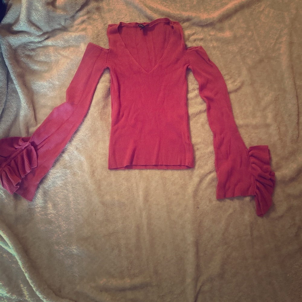 Long sleeved Pink Top